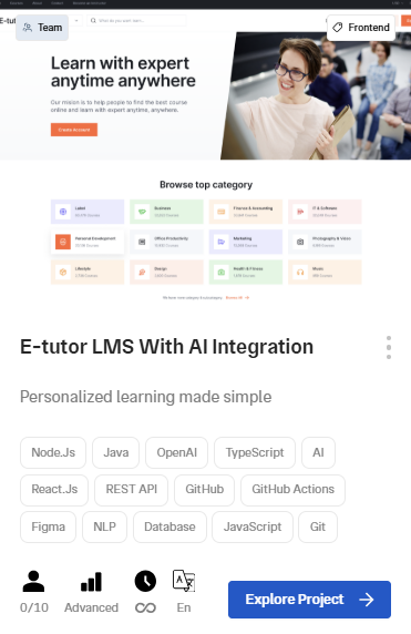 E-Tutor Project