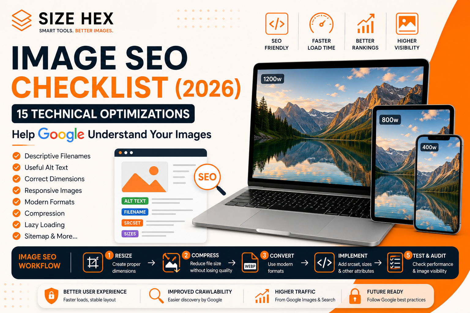 Image SEO Checklist (2026): 15 Technical Optimizations to Help Google Understand Your Images