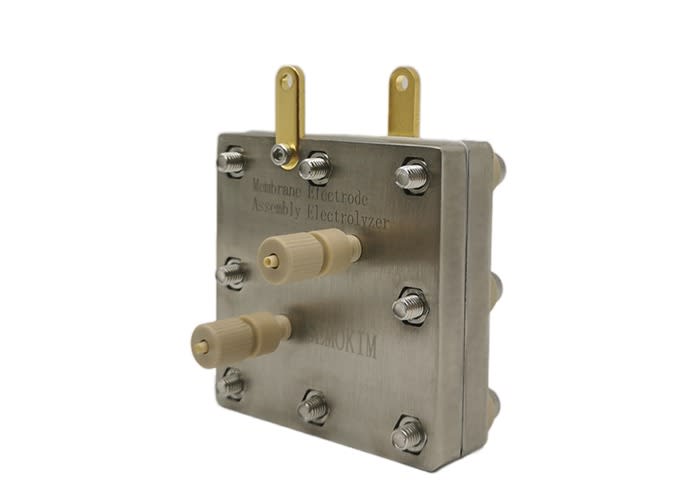 Metal Bipolar-plate Membrane electrode Electrolytic cell Metal Bipolar-plate Membrane electrode Electrolytic cell