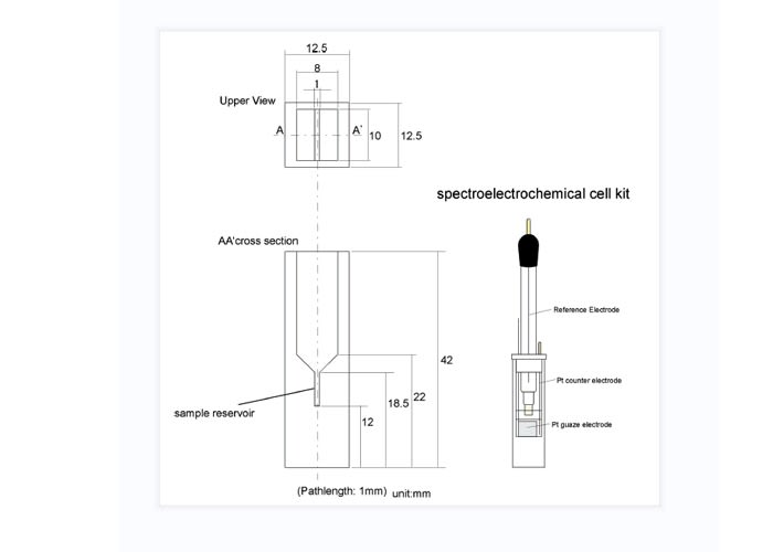 Spectroelectrochemical Cell