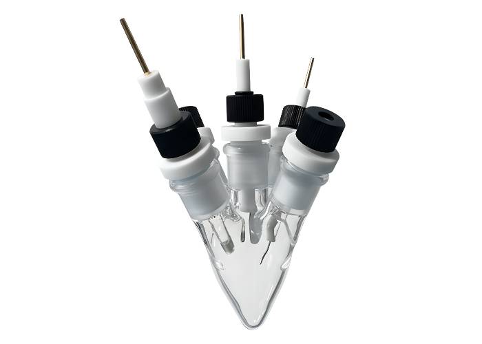 Small-Volume Conical Three-Electrode Electrochemical Cell Small-Volume Conical Three-Electrode Electrochemical Cell