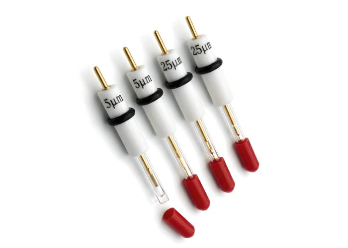 Gold Microelectrode (10 µm, 25 µm, 50 µm, 100 µm, 200 µm) Gold Microelectrode (10 µm, 25 µm, 50 µm, 100 µm, 200 µm)