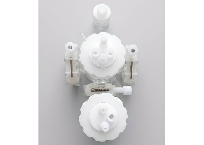 H-Type 3-Port Jacketed Photoelectrochemical Cell with Two Quartz Windows H-Type 3-Port Jacketed Photoelectrochemical Cell with Two Quartz Windows