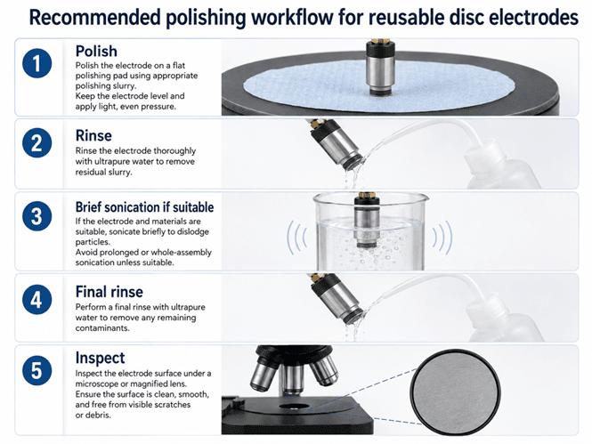 Bar chart illustrating qualitative practical hardness and  polishing-wear resistance trend of seven electrode materials  from softest to hardest.