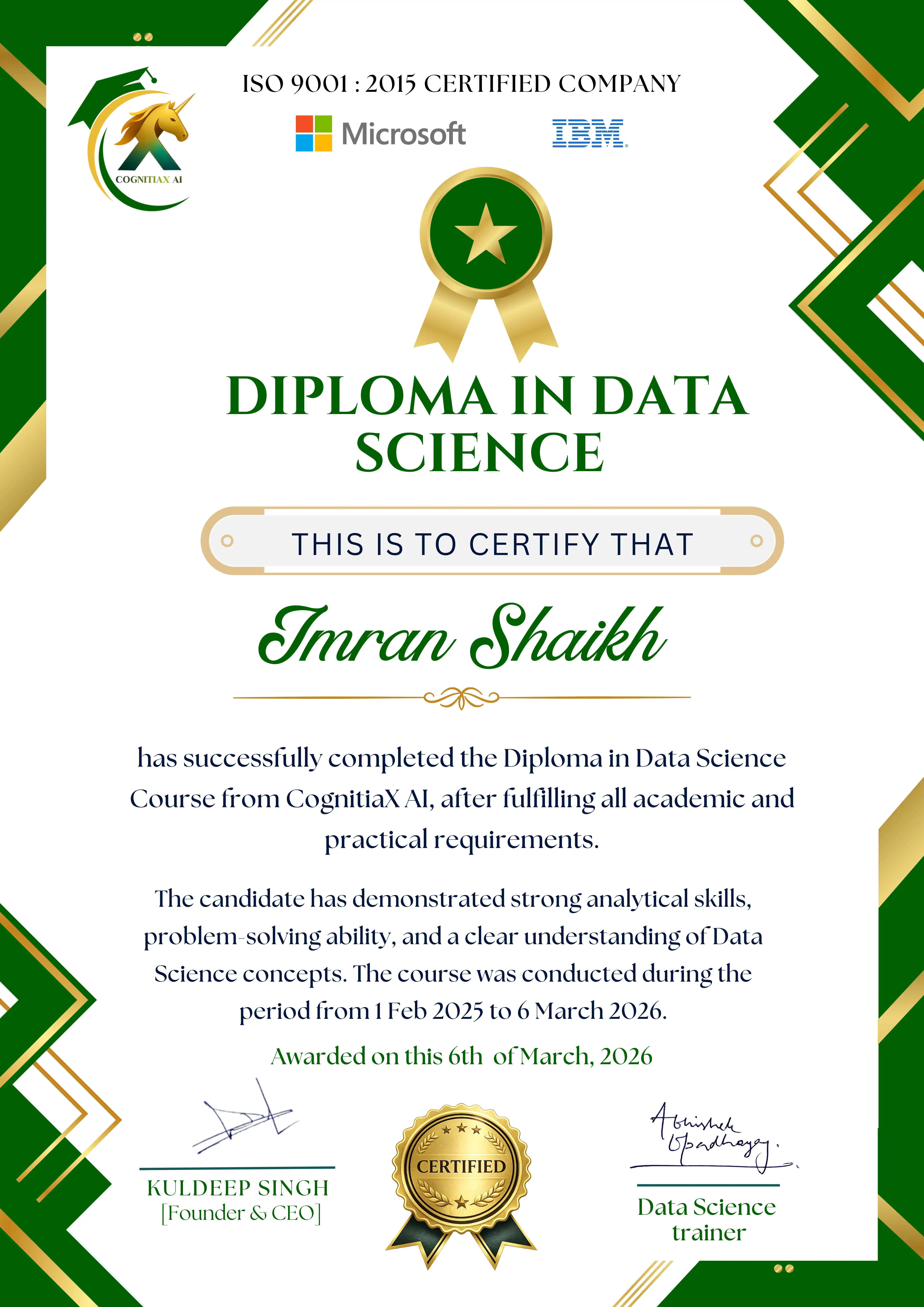 Data Science Course
