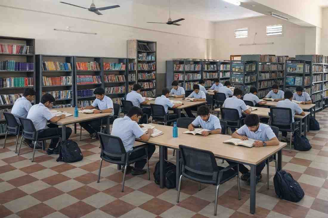 Library at Alwardas Degree College