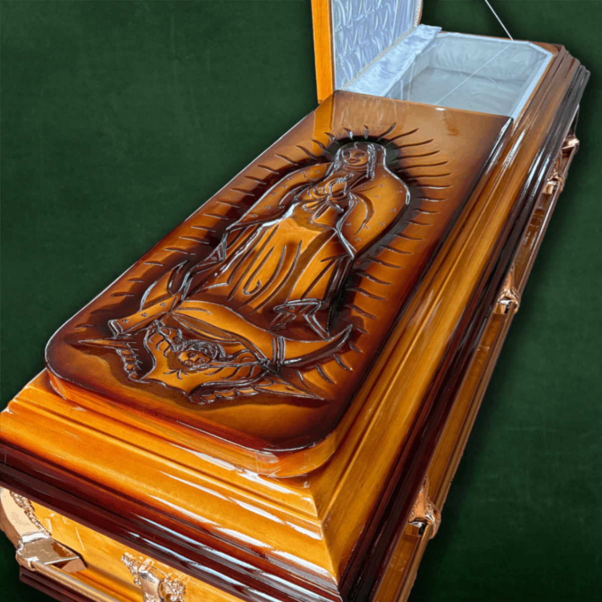 Ataúd Pino Premier Franklin Virgen