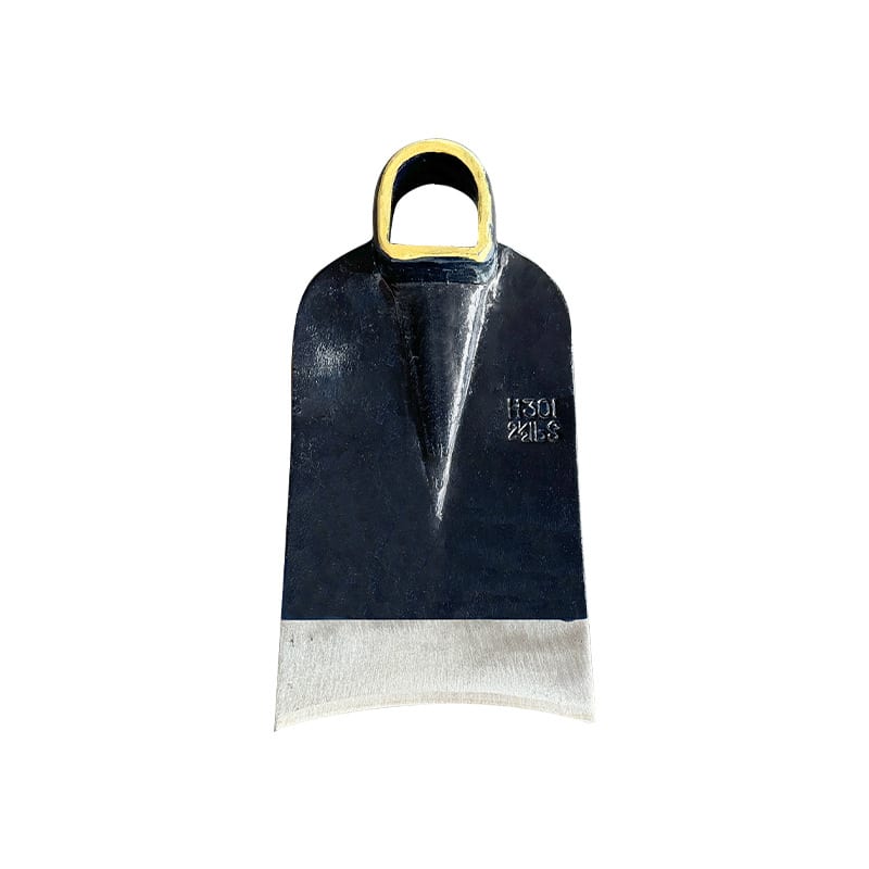 Rail Silicon Steel Garden Hoe with 215 mm Wide Blade for Farming