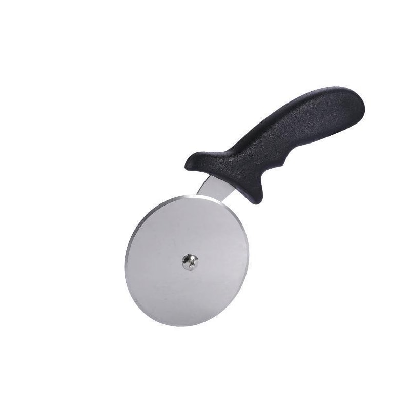 Black Stainless Steel Pizza Cutter Wheel with Ergonomic Handle from RUITONGS