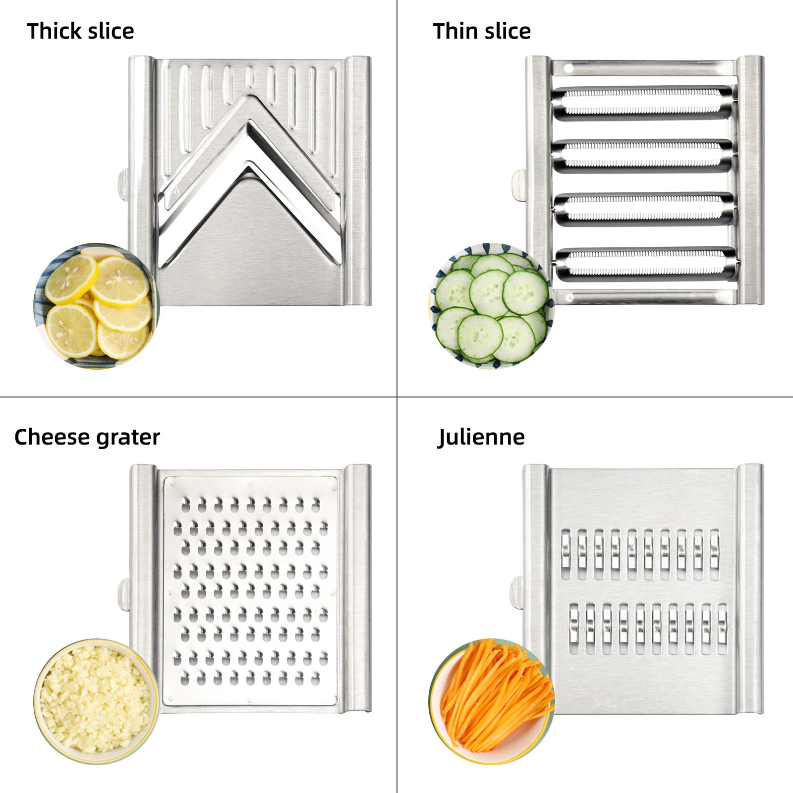 6-in-1 Stainless Steel Mandoline Vegetable Slicer from RUITONGS (2)