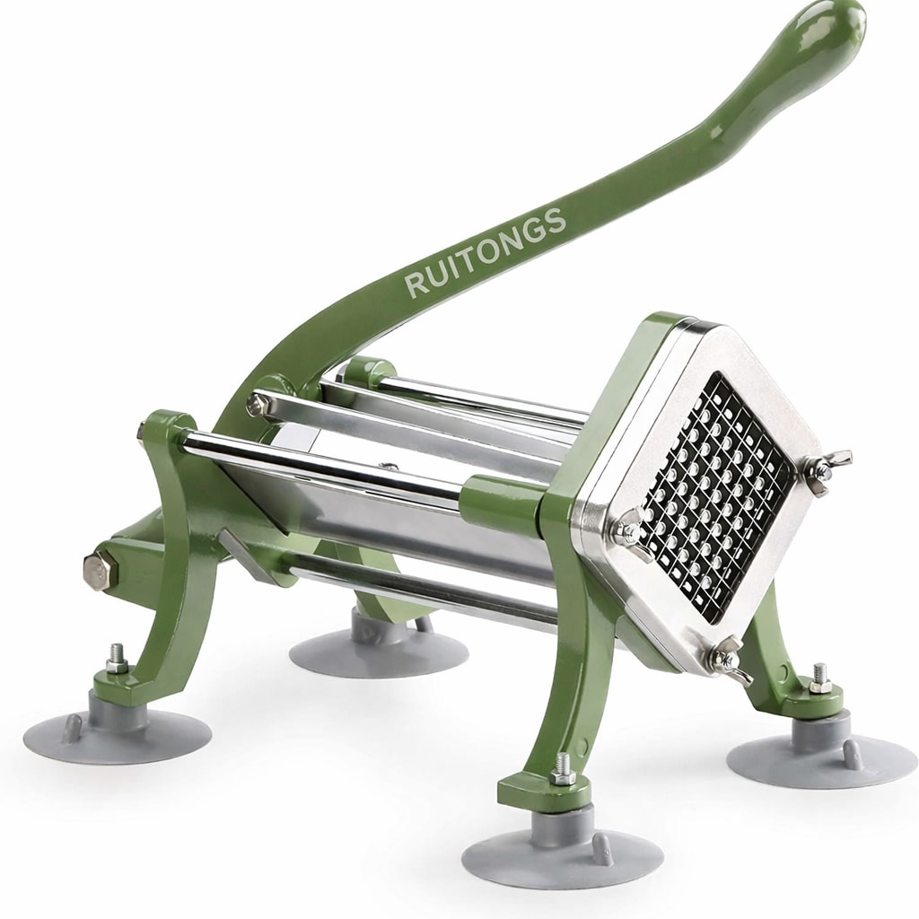 Commercial French Fry Cutter with Interchangeable Blades from RUITONGS