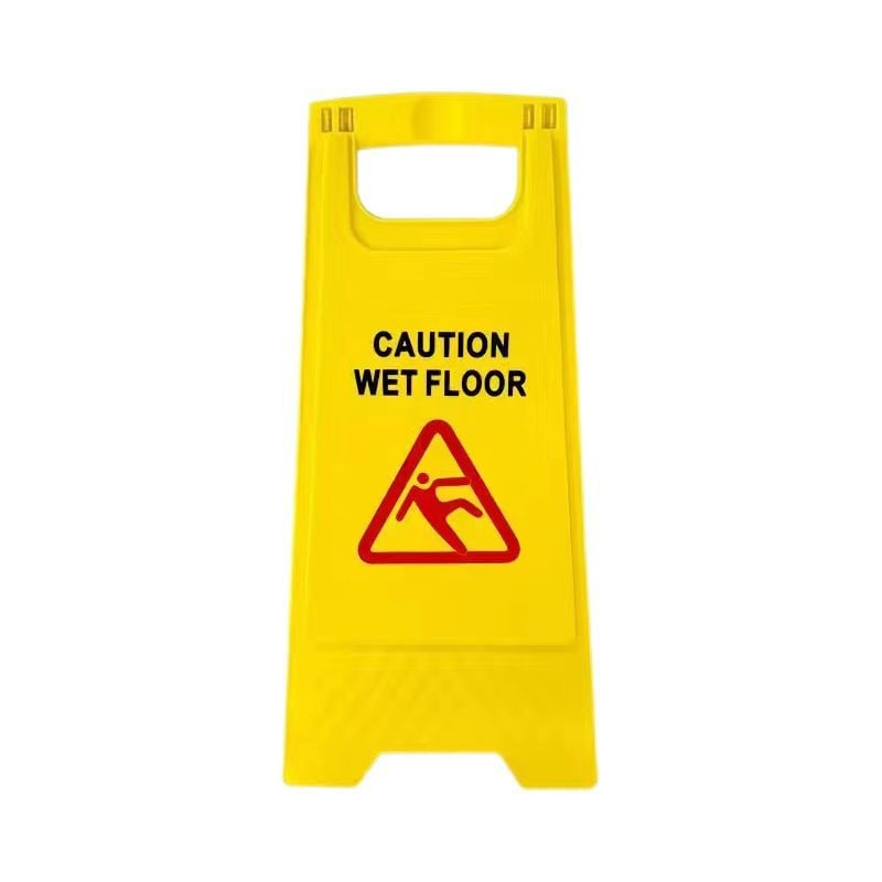 Yellow Plastic Caution Wet Floor Sign from RUITONGS