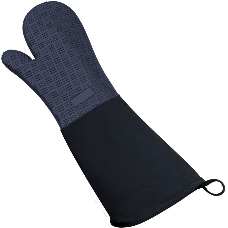 Extra Long Silicone Oven Mitt Heat Resistant Kitchen Glove