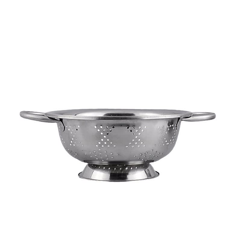 Metal Colander with Base Stainless Steel Strainer 22–34 cm from RUITONGS (1)