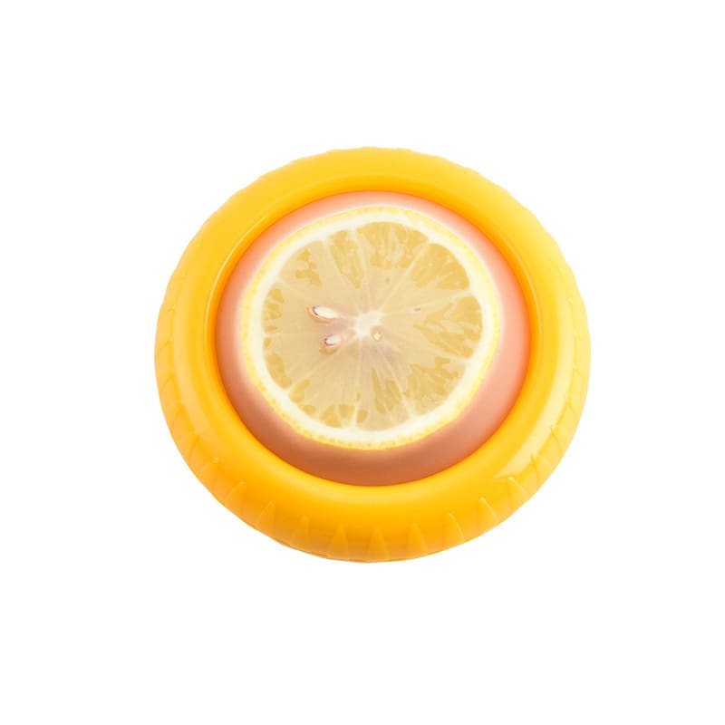 Silicone Fresh Keeping Food Storage Cover 10 cm (Yellow) from RUITONGS
