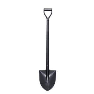 Manganese Steel Pointed Digging Shovel with Long Handle