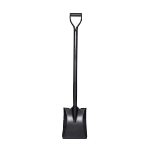 Manganese Steel Flat Head Shovel with Steel Handle