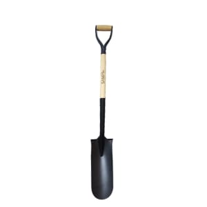 manganese steel round point digging shovel
