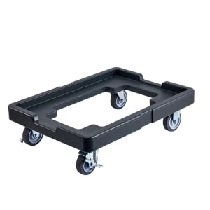 Food Pan Carrier Dolly 330 lb Capacity Black Transport Base from RUITONGS