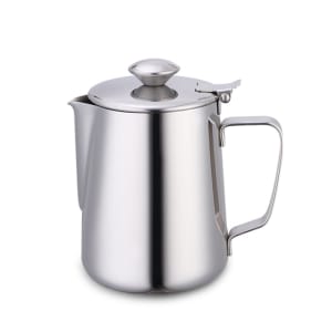 Stainless Steel Milk Frothing Pitcher with Lid from RUITONGS