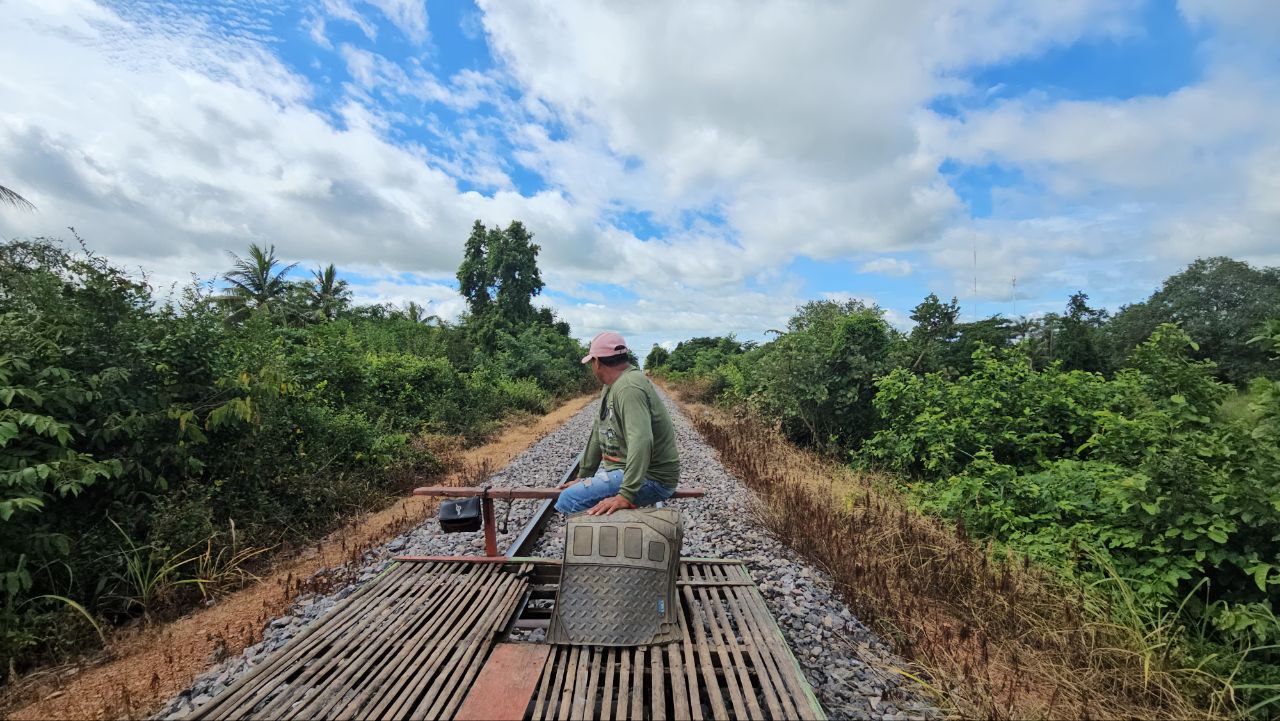 Bamboo train