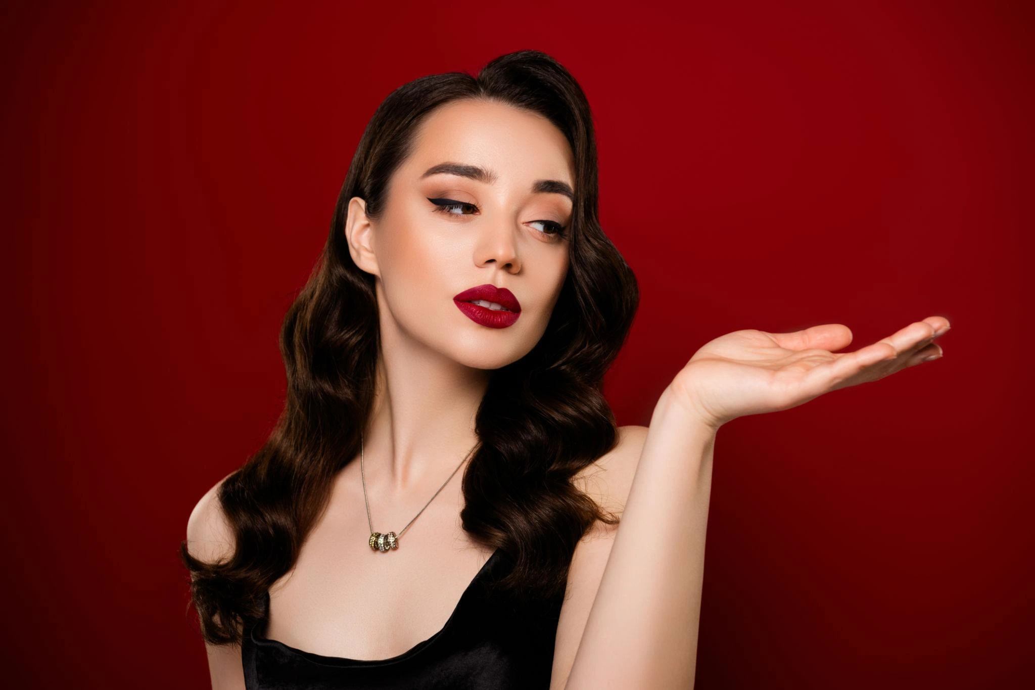 Model wearing fine jewellery