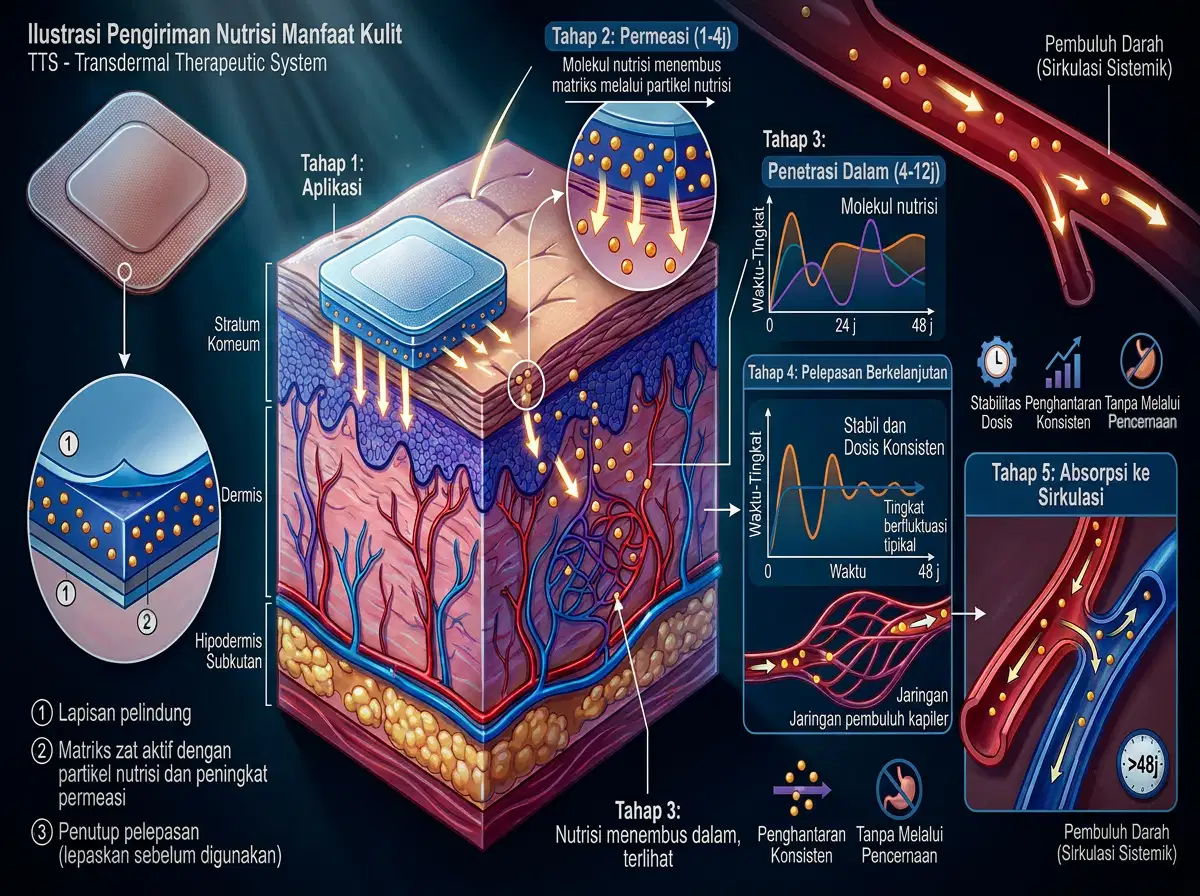 Bagaimana Transdermal menutrisi tubuh?