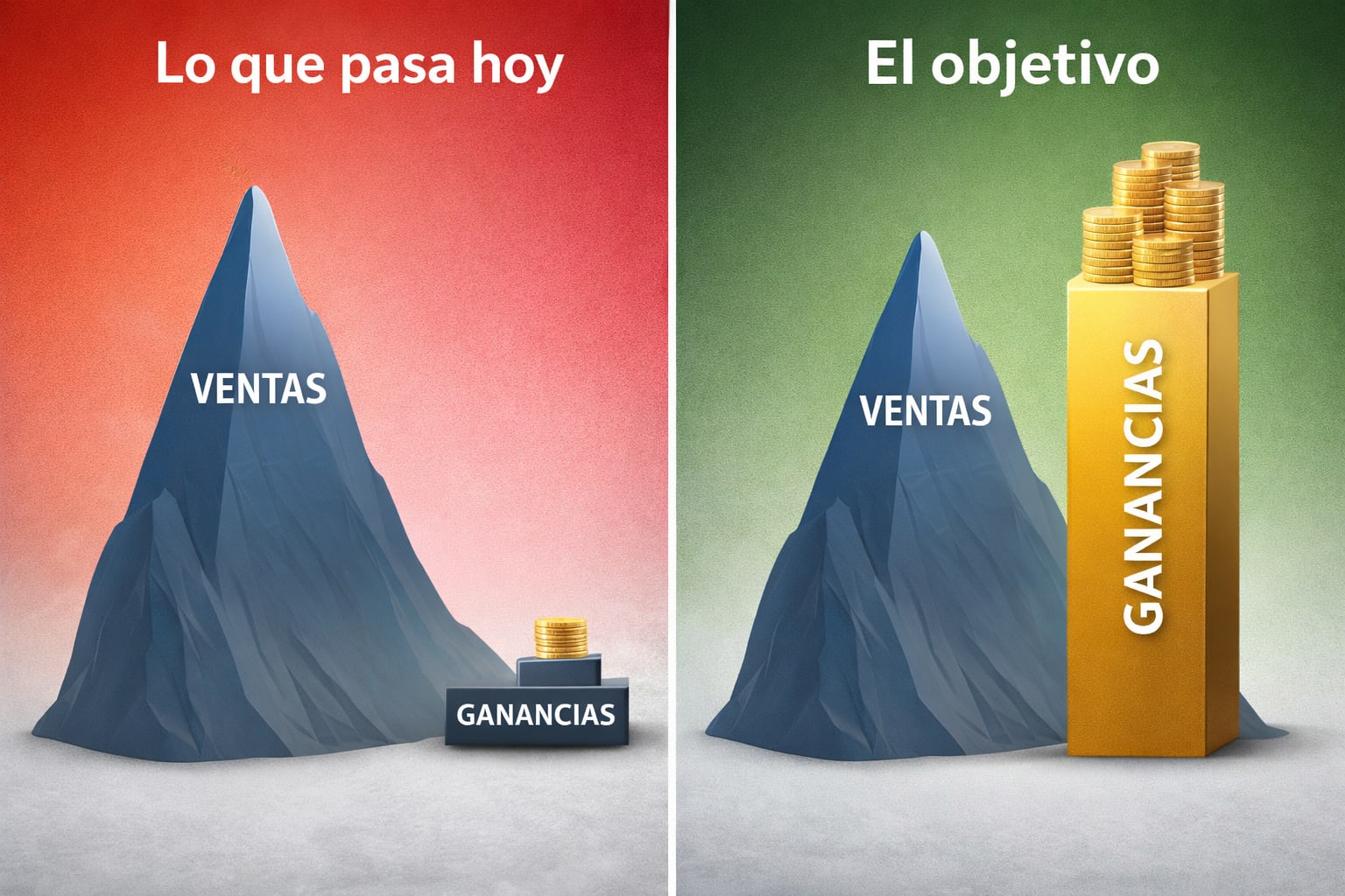 Escenario actual vs deseado