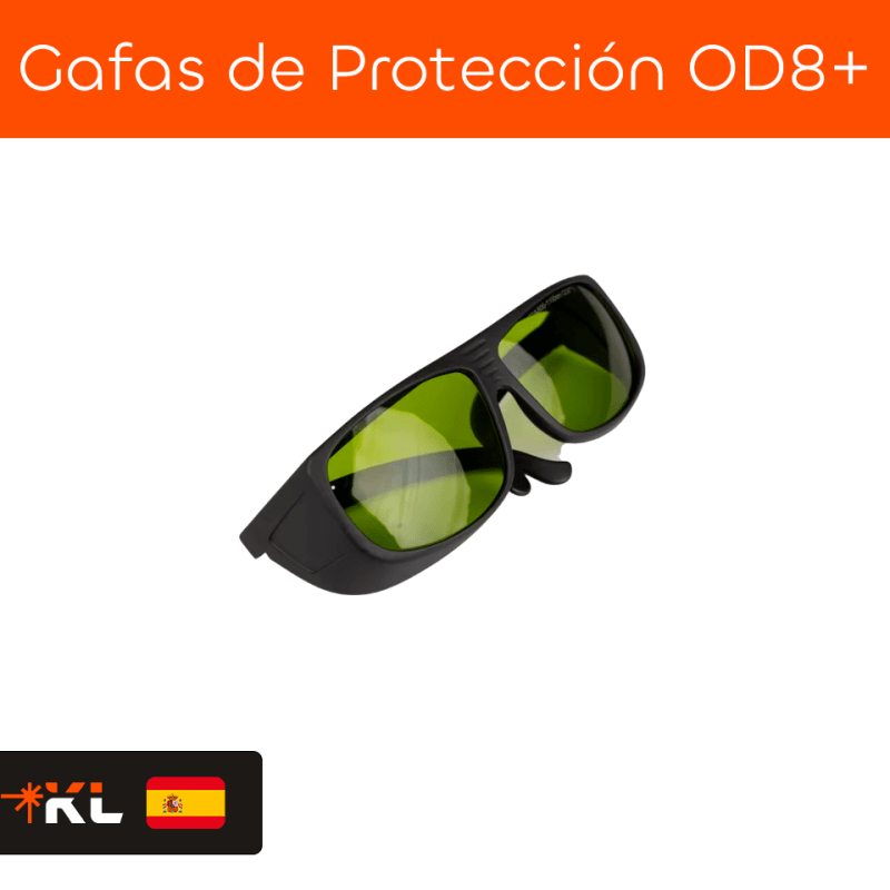 Gafas de Protección Láser OD8+