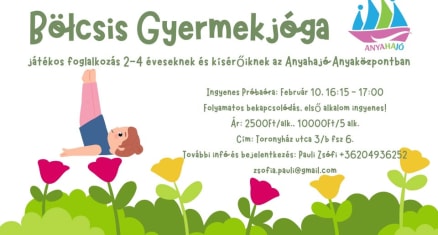 Bölcsis Gyermekjóga az Anyahajóban