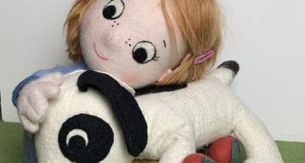 Pitypang és Lili-bábelőadás