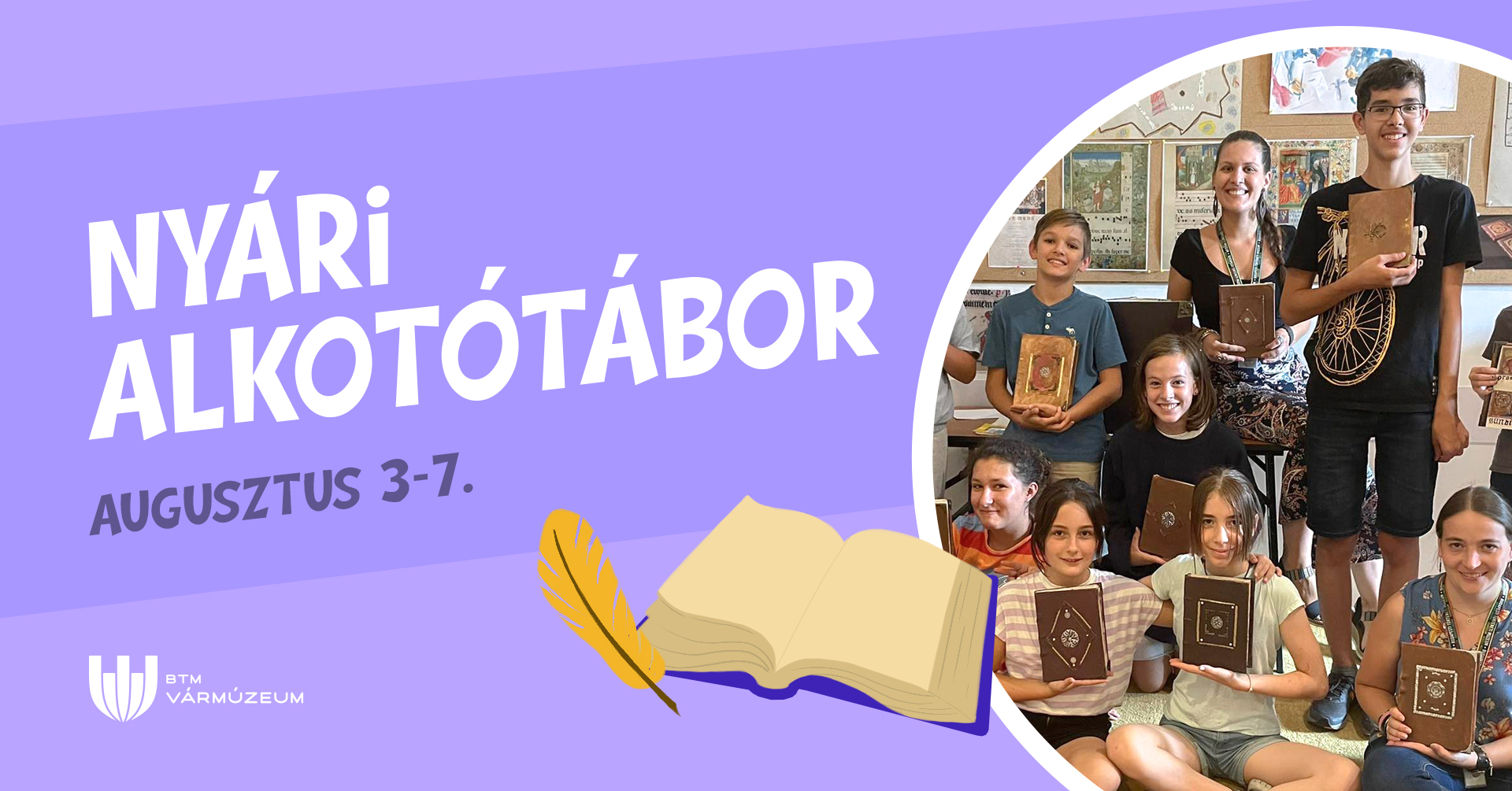 MINICIÁLÉ – kódexkészítő alkotótábor a Vármúzeumban
