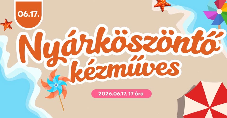 Nyárköszöntő kézműves foglalkozás a Márai Sándor Könyvtárban