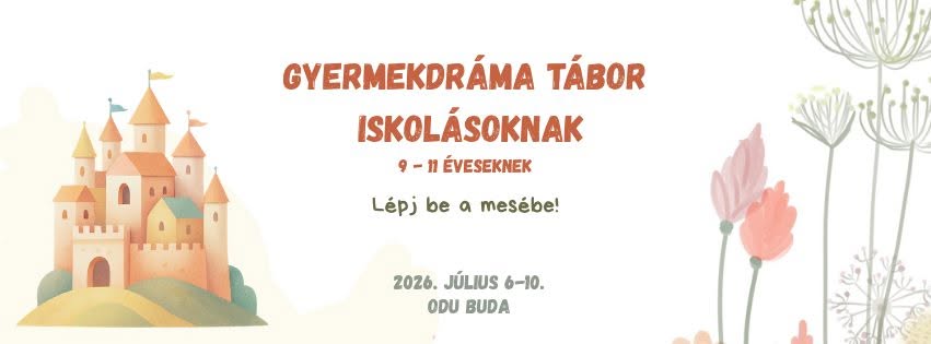 Gyerekdráma félnapos tábor iskolásoknak (9-11 éveseknek)