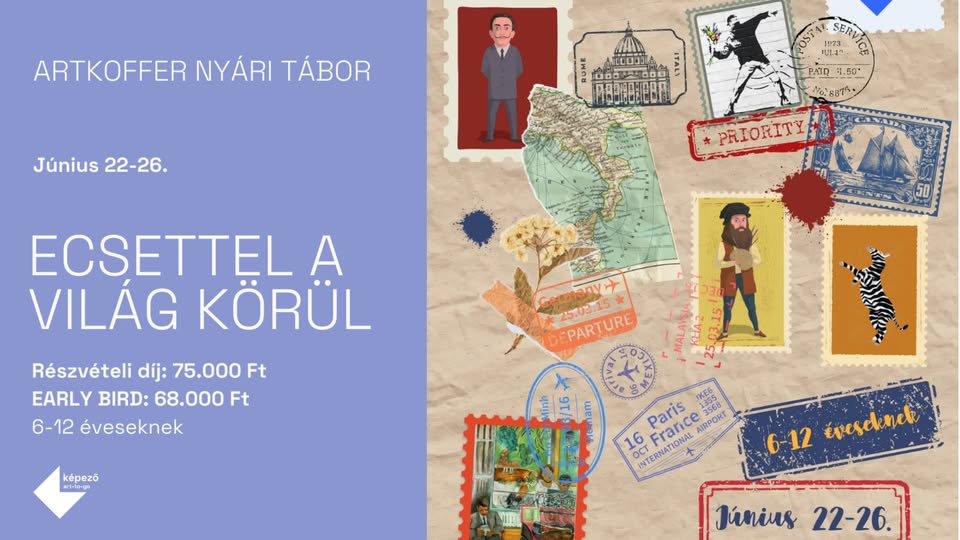 ARTKOFFER NYÁRI TÁBOR │ ECSETTEL A VILÁG KÖRÜL
