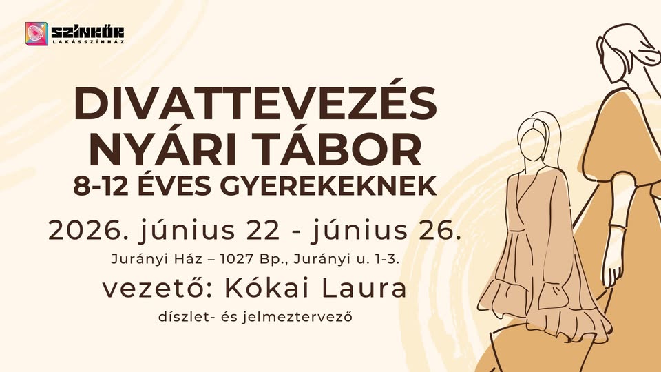 Divattervező tábor 2026.06.22-26-ig 