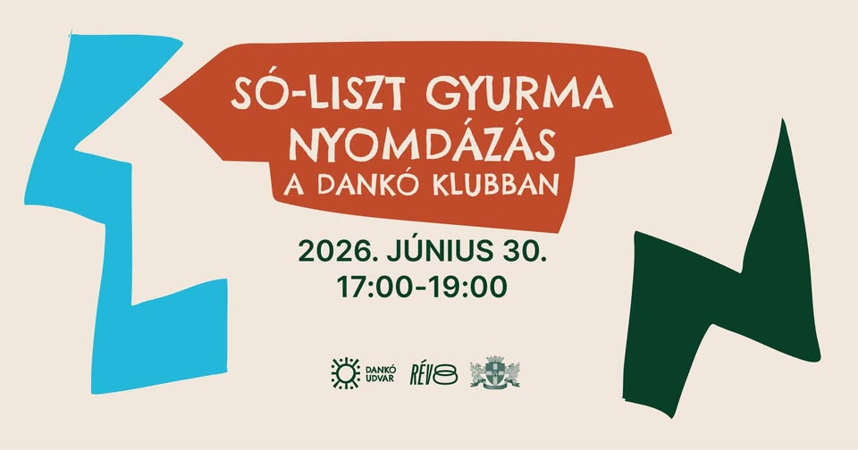 Só-liszt gyurma nyomdázás a Dankó klubban