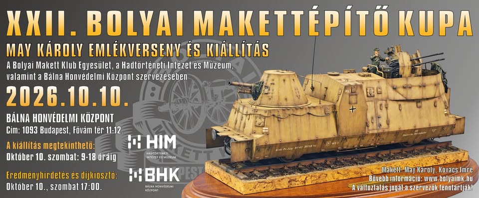 XXII. Bolyai Makettépítő Kupa, May Károly emlékverseny 