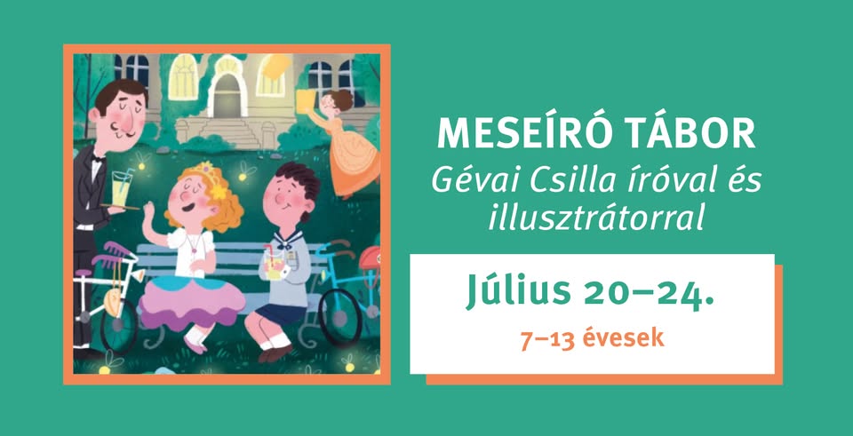 Meseíró tábor Gévai Csilla íróval és illusztrátorral a Bartók Pagonyban 