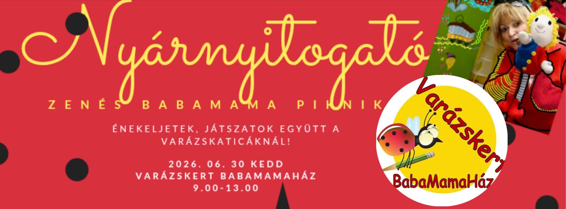 NYÁRNYITOGATÓ ZENÉS BABAPARTY