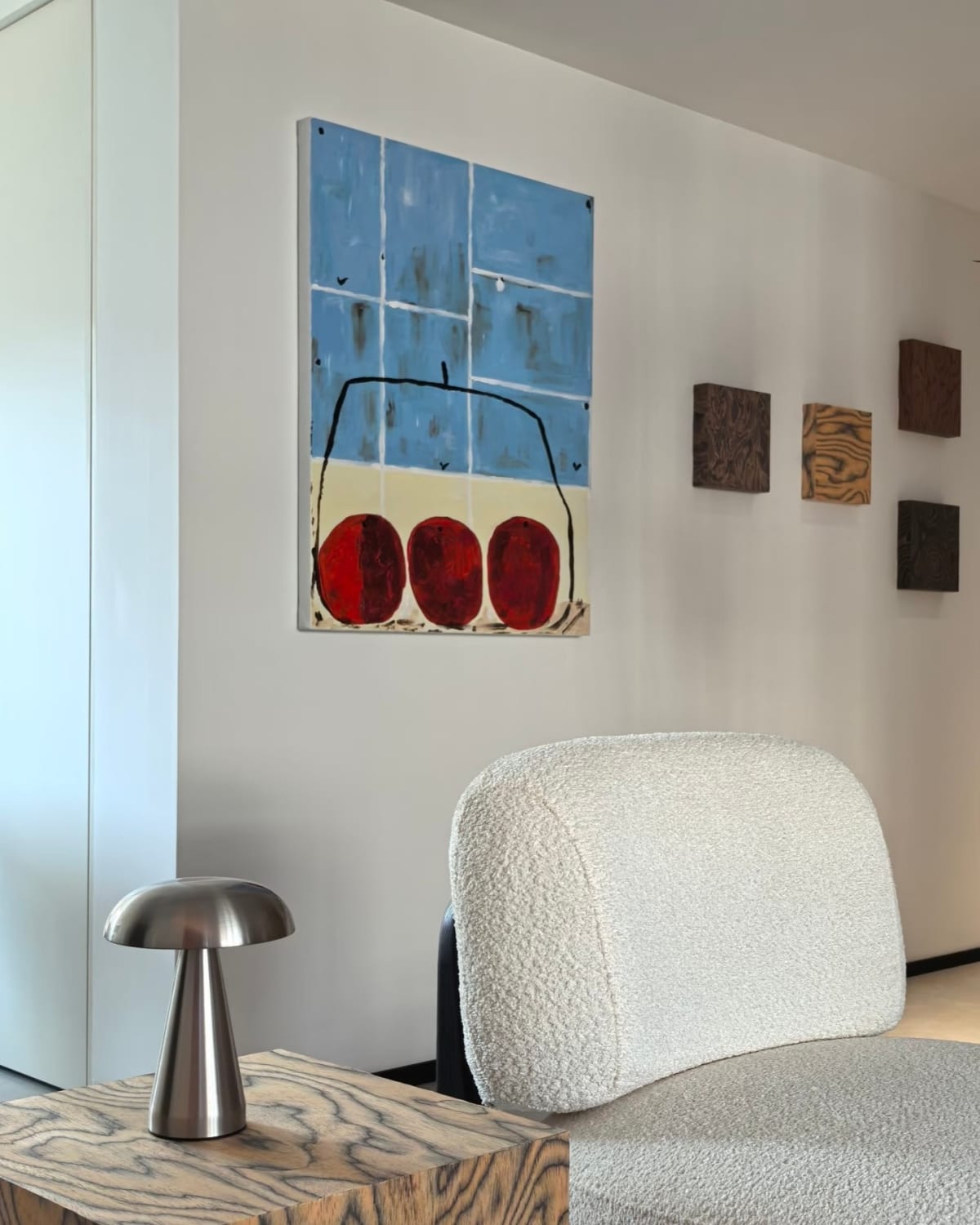 Metal mushroom table lamp — Photograph 5 of 9