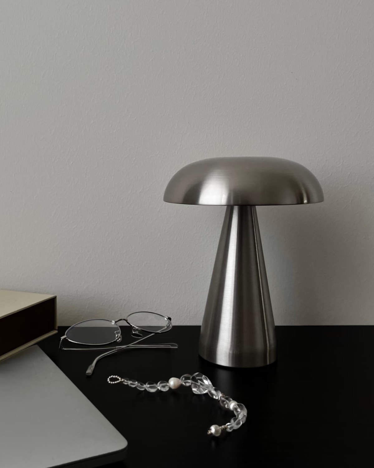 Metal mushroom table lamp — Photograph 9 of 9