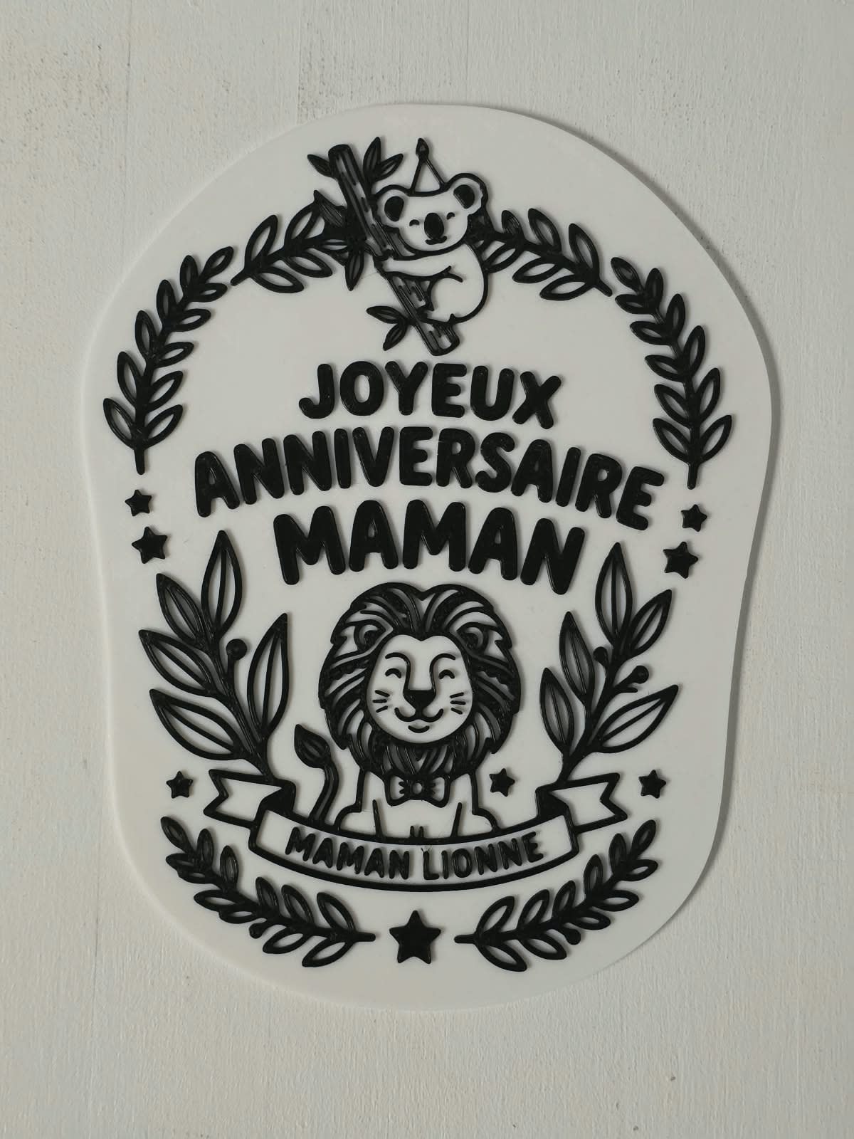 Cadeau personnalisé imprimé en 3D