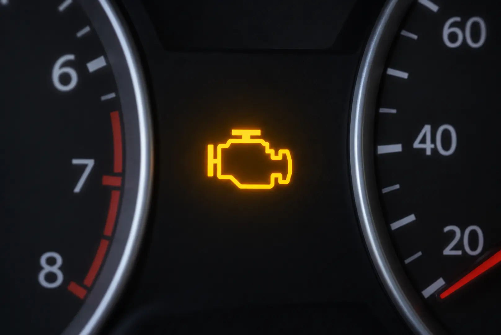 لمبة فحص المحرك Check Engine في السيارة