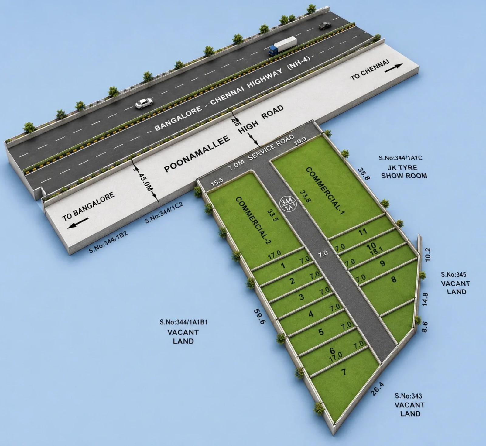 Malles Swarnabhumi — site layout plan
