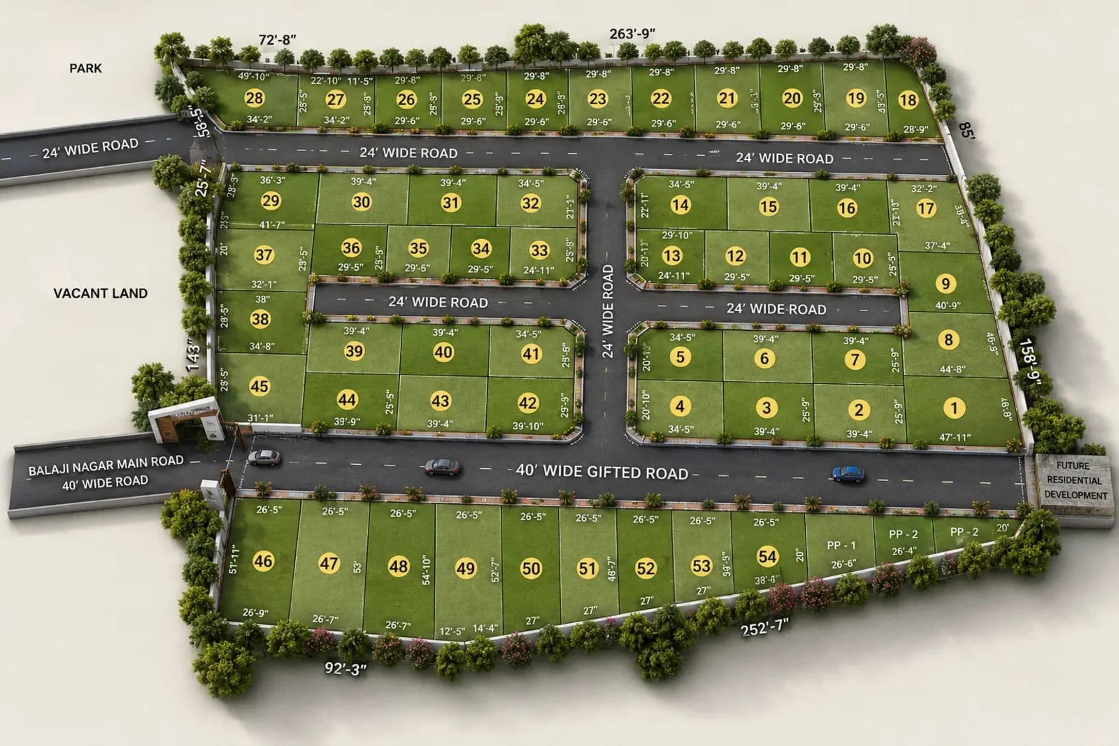 Silversky The Springs — site layout plan