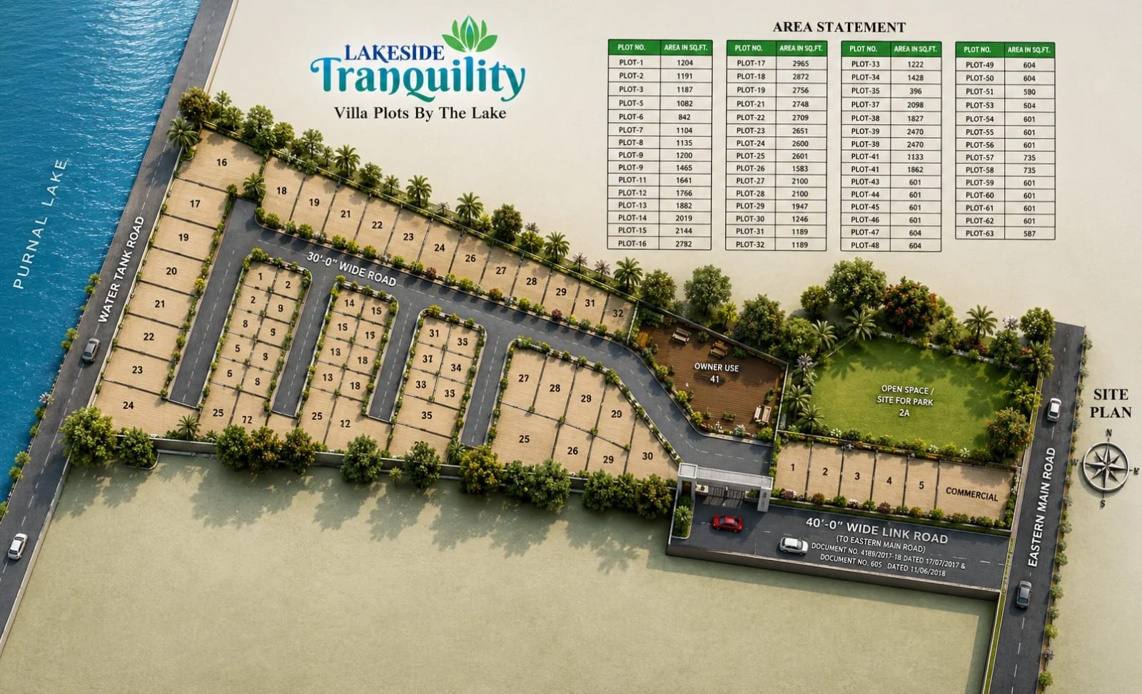 Silversky Lakeside Tranquility — site layout plan