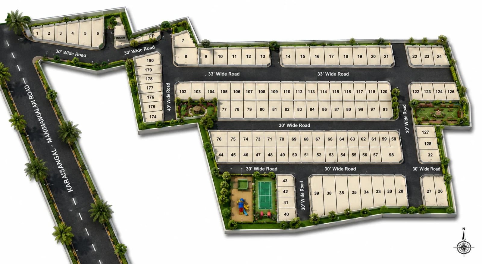 RLD Royal Bloom — site layout plan