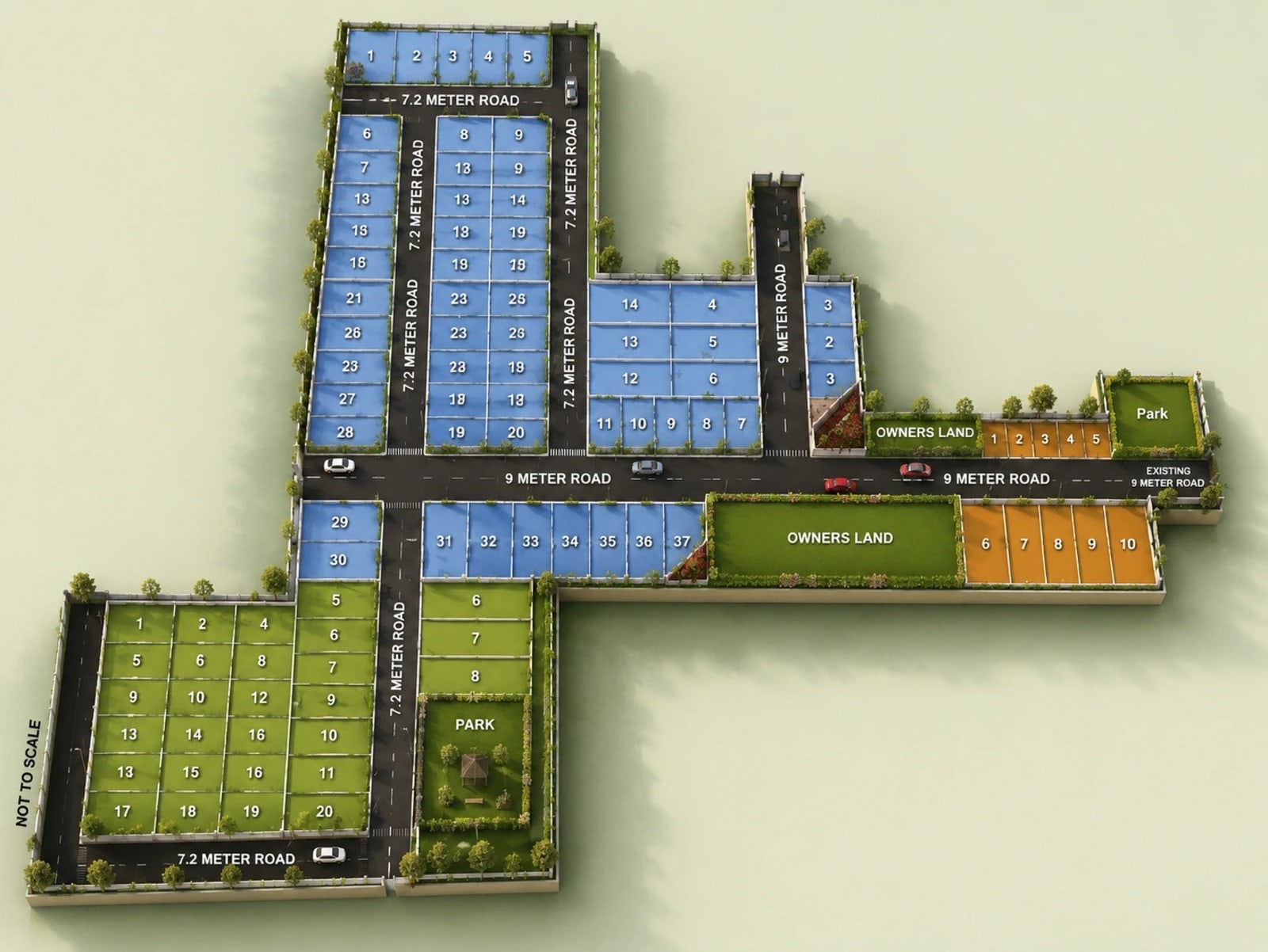 RLD Royal Platinum — site layout plan