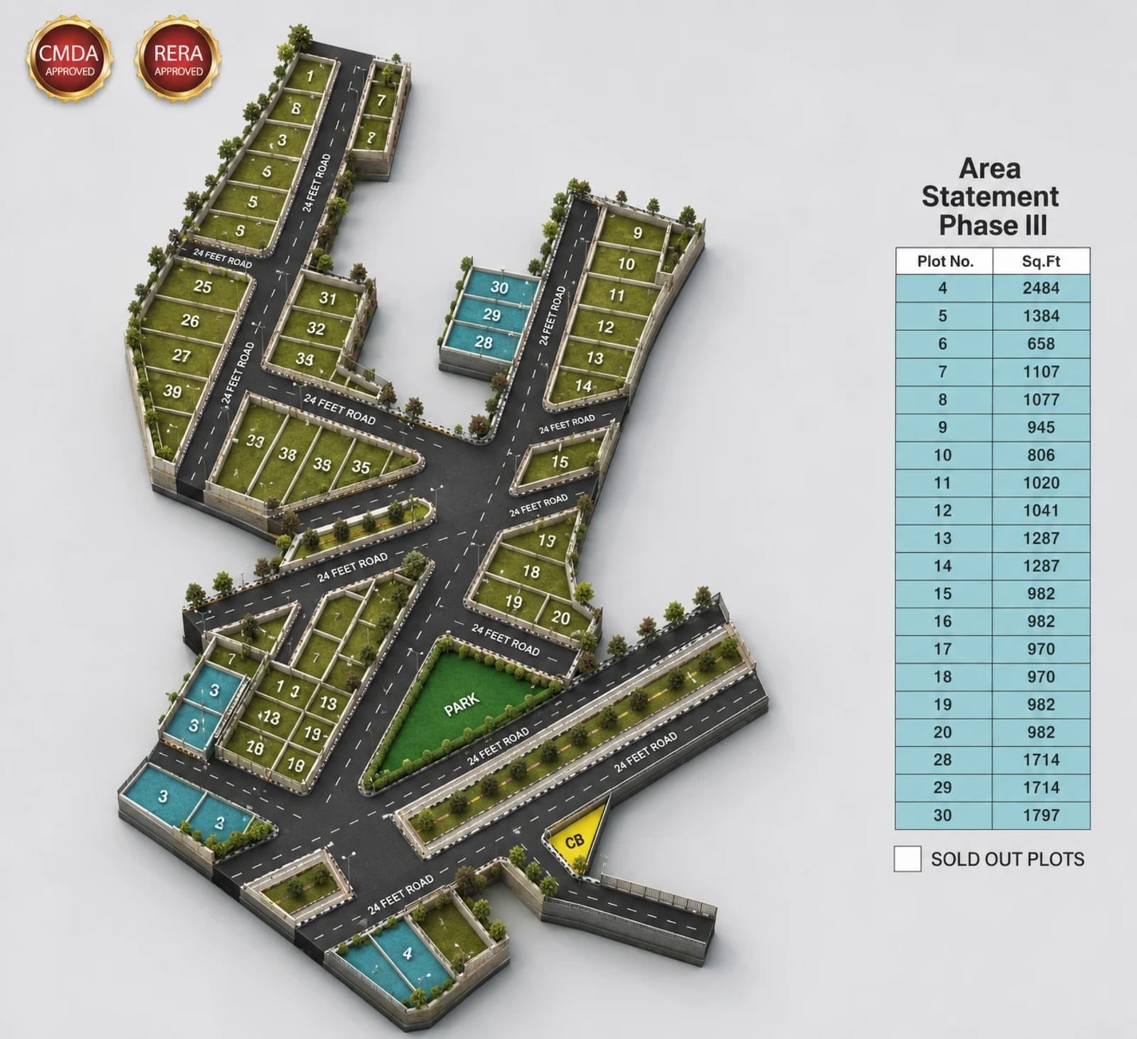 RLD Royal Star Phase 3 — site layout plan